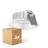Flerpack 4x Ledvance LED Spot Air Fix Aluminium Vit 6W 480lm 36D - 927 Extra Varm Vit | Utskärning   68mm - IP65 - Bästa färgåtergivning - Dimbar