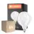 Flerpack 6x Ledvance Classic LED E27 Globe Filament Matt 7.5W 1055lm - 827 Extra Varm Vit | Dimbar - Ersättare 75W