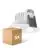Flerpack 5x Ledvance LED Spot Adjust Aluminium Vit 8W 680lm 36D - 930 Varm Vit | Utskärning   68mm - IP20 - Bästa färgåtergivning - Dimbar