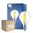 Flerpack 10x Philips MASTER LED E14 Boll Filament Klar 2.5W 340lm - 922-927 Dim To Warm | Bästa Färgåtergivning - Dimbar - Ersättare 25W