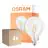 Flerpack 4x Osram LED Superstar E27 Globe G125 Filament Klar 11W 1521lm - 927 Extra Varm Vit | Bästa Färgåtergivning - Ersättare 100W