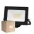 Flerpack 4x Noxion LED Strålkastare Beamy Aluminium Svart 20W 2200lm 100D - 830 Varm Vit | IP65 - Symmetrisk 