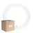 Flerpack 4x Ledvance LED Rör T9 Value Cirkulär (EM/Mains) 11W 1320lm - 840 Kallvit | Ersättare 22W