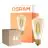 Flerpack 4x Osram Vintage 1906 LED E27 Edison Filament Guld 7.2W 806lm - 824 Extra Varm Vit | Ersättare 60W