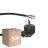 Flerpack 50x Noxion Power Strömkabel Svart - Schuko Europlug + Öppna ändar - 5m - 3 pole 0,75mm2