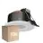 Flerpack 10x Ledvance LED Spot Combo Aluminium Svart 6W 600lm 60D - 927-930-940 CCT | 82mm - Utskärning   68mm - IP65 - Dimbar