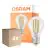 Flerpack 4x Osram Parathom Classic LED E27 Päron Filament Klar 6.5W 806lm - 822-827 Dim To Warm | Dimbar - Ersättare 60W