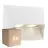 Flerpack 6x Nordlux Pontio 27 Vägglampa Aluminium Vit | Passande för 2x GU10