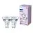 Flerpack 2x Philips LED Spot GU10 PAR16 5W 390lm 36D - 840 Kallvit