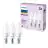 Flerpack 3x Philips Lampa LED E14 Kronljus Matt 5W 470lm - 827 Extra Varm Vit