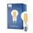 Philips MASTER LED Lampa Ultra Efficient E27 Päron Klar 4W 840lm - 827 Extra Varm Vit | Dimbar - Ersättare 60W