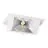 LED Downlight Wallwasher Wally Medium Vit 27W 3700lm 78x100D - 830 Varm Vit - 238x145mm