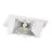 LED Downlight Wallwasher Wally Medium Vit 27W 3850lm 78x100D - 840 Kallvit - 238x145mm