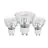Flerpack 3x Eglo LED Spot GU10 PAR16 13.5W 345lm 38D - 830 Varm Vit | Ersättare 50W