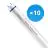 Flerpack 10x Philips LED Rör T8 MASTER (EM/Mains) Ultra Output 14.7W 2500lm - 840 Kallvit | 120cm - Ersättare 36W