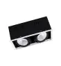 Ledvance LED Spot Fyrkant Multi Lutningsbar Svart-Vit 2x30W 5400lm 38D - 840 Kallvit | Utskärning   320x160mm