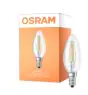 Osram Classic LED E14 Kronljus Filament Klar 4W 470lm - Relax and Active - 827 Extra Varm Vit | Ersättare 40W