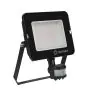 Ledvance LED Strålkastare Kompakt Svart 50W 4500lm 100D - 830 Varm Vit | IP65 - Symmetrisk - Rörelse- och ljussensor
