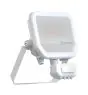 Ledvance LED Strålkastare Aluminium Vit 17W 2400lm 100D - 840 Kallvit | IP65 - Rörelse- Och Ljussensor - Symmetrisk