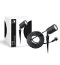 D'Lite Spik Ljus Fuse Strömkabel Svart | IP65 - Passande för 1x GU10 | incl. cable 2 Meter