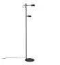 Nordlux Clyde Golvlampa Metall Svart 8W 350lm - 827 Extra Varm Vit | 3-Stegs Dimbar