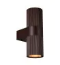 Nordlux Kyklop Vägglampa Aluminium Rostig  Up & Down | Passande för 2x GU10