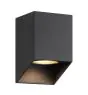 Nordlux Nico Vägglampa Fyrkant Aluminium Svart | Passande för 1x GU10