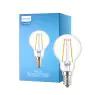 Philips Corepro LED Lustre E14 boll Filament Klar 2W 250lm - 827 Extra Varm Vit | Ersättare 25W