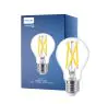 Philips Master LED E27 Päron Filament Klar 7.2W 1055lm - 922-927 Dim To Warm | Bästa Färgåtergivning - Dimbar - Ersättare 75W