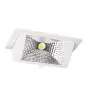 LED Downlight Wallwasher Wally Medium Vit 27W 3850lm 78x100D - 840 Kallvit - 238x145mm