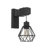 Eglo Vägglampa Townshend 5 Trä Svart | Passande för E27