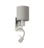 Eglo Vägglampa Pasteri Stål Satin Nickel 40 | IP20 - Inkl. Spot och Exkl. 1x E27