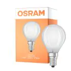 Osram Classic LED E14 Boll Filament Matt 2.8W 250lm - 827 Extra Varm Vit | Dimbar - Ersättare 25W