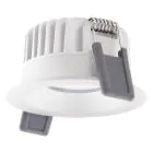 Ledvance LED Spot Fix Aluminium Vit 8W 640lm 36D - 927 Extra Varm Vit | Utskärning   68mm - IP44 - Bästa färgåtergivning - Dimbar