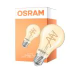 Osram Vintage 1906 LED Classic Slim E27 Päron Filament Guld 4.9W 470lm - 927 Extra Varm Vit | Bästa Färgåtergivning - Dimbar - Ersättare 40W