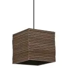 Ledvance Decor Pendellampa Fyrkant Brun | Passande för 1x E27