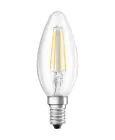 Ledvance Classic LED E14 Kronljus Filament Klar 4W 470lm - 827 Extra Varm Vit | Ersättare 40W