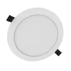 Ledvance Downlight Slim Alu Vit 16W 1600lm 90D - 830 Varm Vit | Utskärning   175mm - IP44 