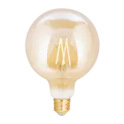 WiZ Smart LED E27 Globe Filament Ambar 125mm 6.5W 720lm - 820-845 Justerbar Vit | Dimbar - Ersättare 50W