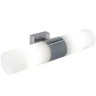 Nordlux Tangens Vägglampa Glas och Metall Krom | IP44 - Passande för 2x E14