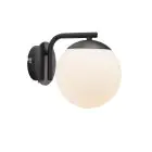 Nordlux Grant  Vägglampa Glas Svart | Passande för 1x E14
