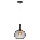 Nordlux Alton 25 Pendellampa Glas Svart | Passande för 1x E27