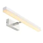 Nordlux Otis 60 Vägglampa Aluminium Vit 17W 1650lm - 930 Varm Vit | IP44 Bästa Färgåtergivning - 3Step Dimbar