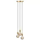 Nordlux Paco Pendellampa Metall 3-Spot Mässing | Passande för 3x E27