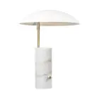 DFTP by Nordlux Bordslampa Mademoiselles Marmor och Metall Vit | Passande för 1x GU10