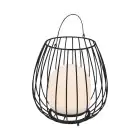 Nordlux Bordslampa Jim To-Go Portable Batteri Metall Svart 3W 300lm - 827 Extra Varm Vit | 3-Stegs Dimbar 