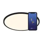 Nordlux Oja Smart 60 Taklampa Metall Svart 30W 3500lm - 827-865 Justerbar Vit | 600mm - Wifi och Blåtooth Dimbar
