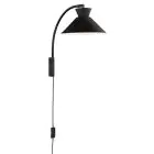 Nordlux Dial Vägglampa Metall Svart | Passande för 1x E27