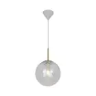 Nordlux Chisell 25 Pendellampa Metall och Glas Mässing | Passande för E27