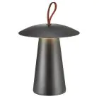 Nordlux Bordslampa Ara Batteri Aluminium Svart 2W 240lm - 830 Varm Vit | Dimbar Touch